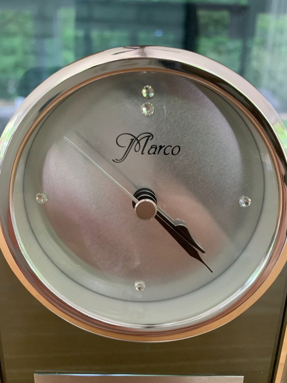 Marco GK37 Smoked Clock with Pillars- New in Box! - Picture 2 of 7
